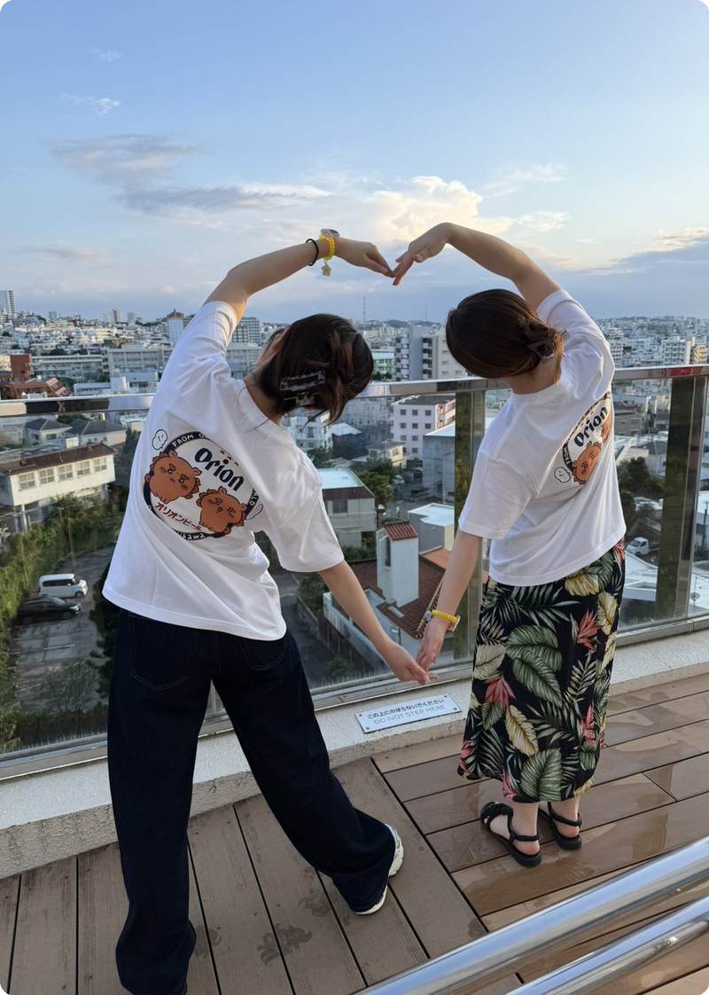 オリオンTシャツでハート！